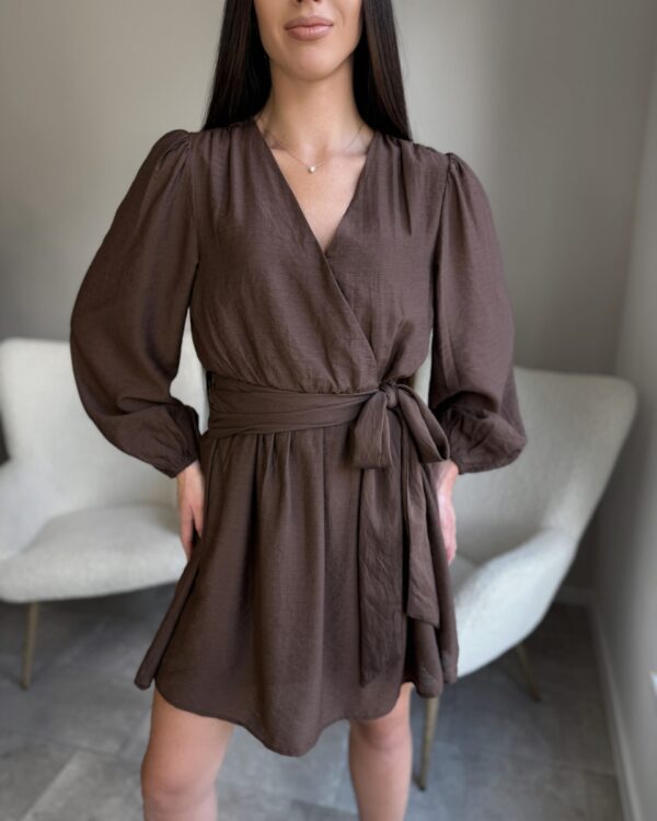 Ruda suknelė LILI Choco