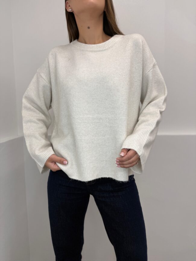 Labai švelnus megztinis LOLA Beige - Image 2