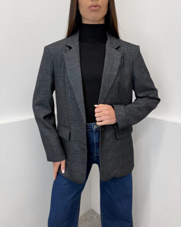 Klasikinis pilkas švarkas Noir