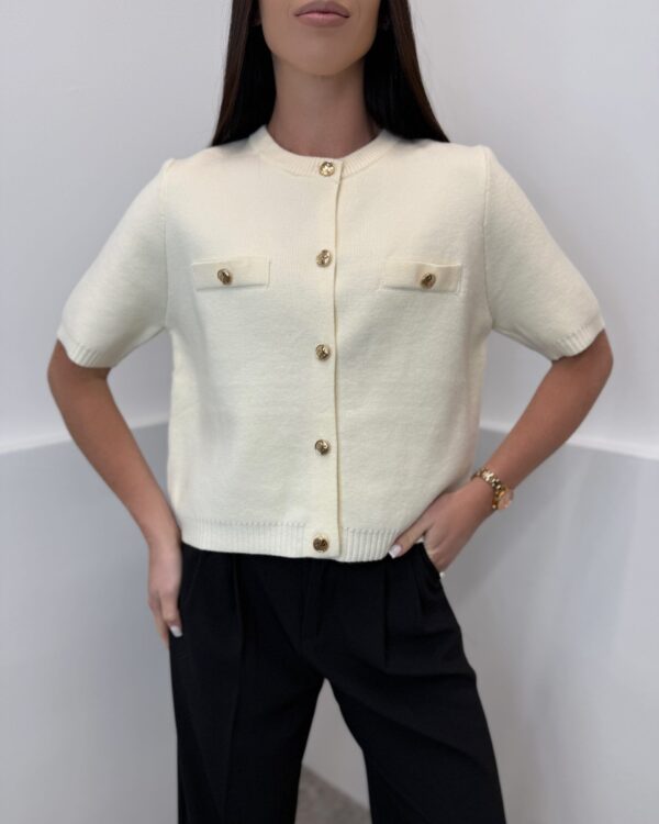 Beige megztinis su sagomis Felita