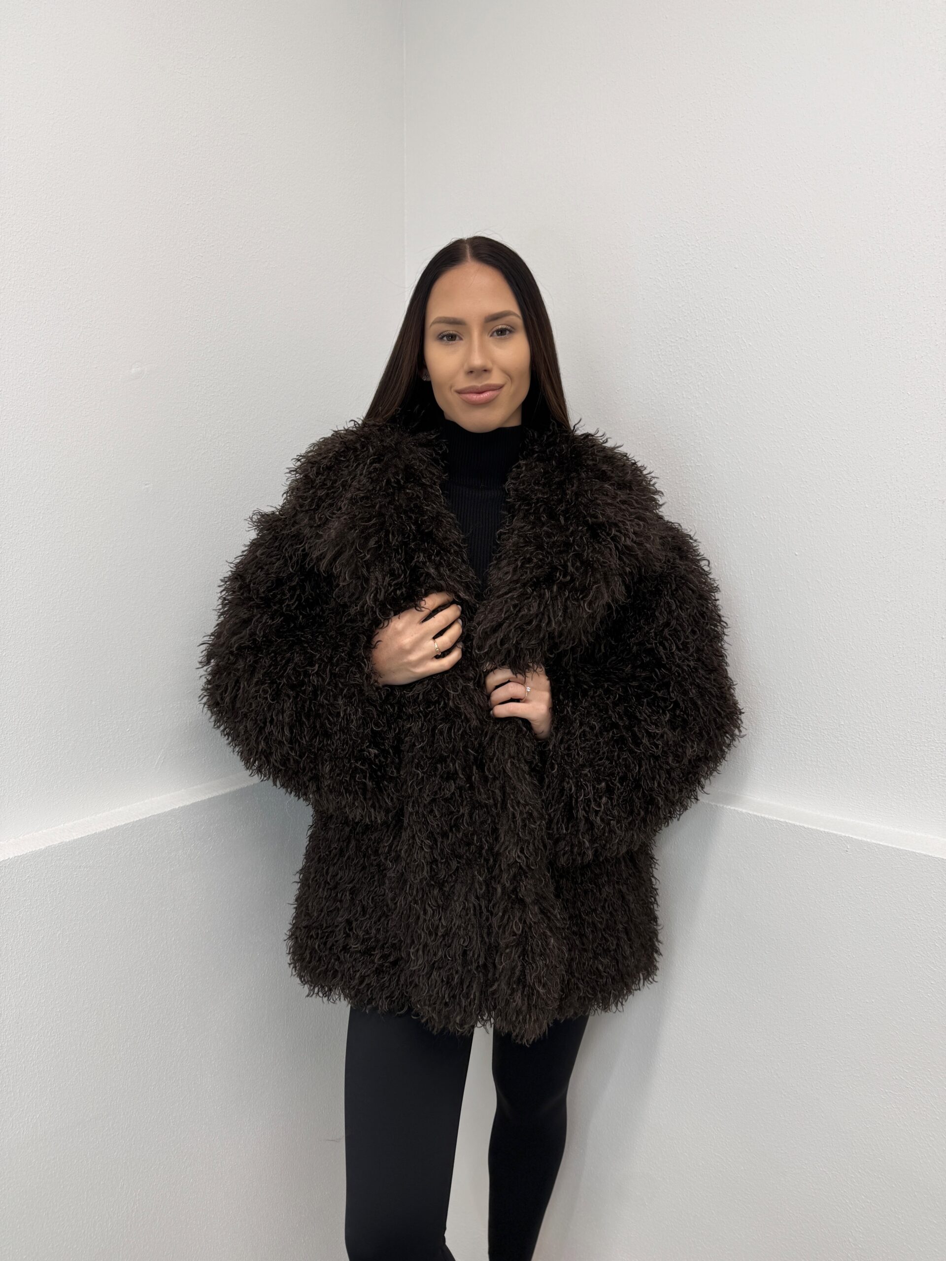 Šokoladiniai kailiniai PREMIUM kokybė - Image 2