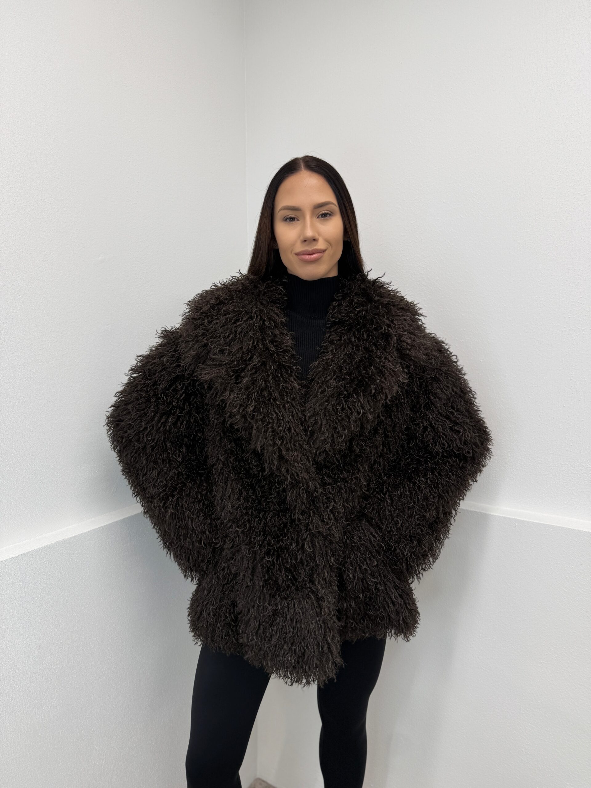 Šokoladiniai kailiniai PREMIUM kokybė - Image 3