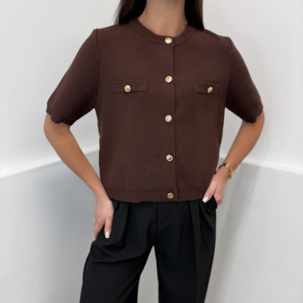 Rudas megztinis su sagomis Felita