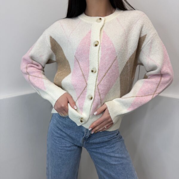 Susagstomas megztinis Rose Felita