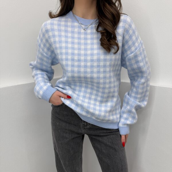 Languotas megztinis Blue Light