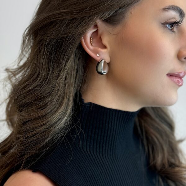 Auskarai Silver lašo formos