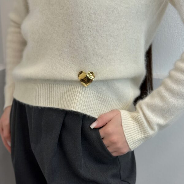 Sagė širdelė Gold