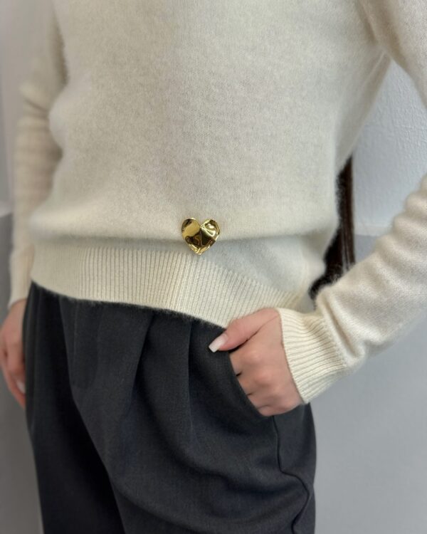 Sagė širdelė Gold