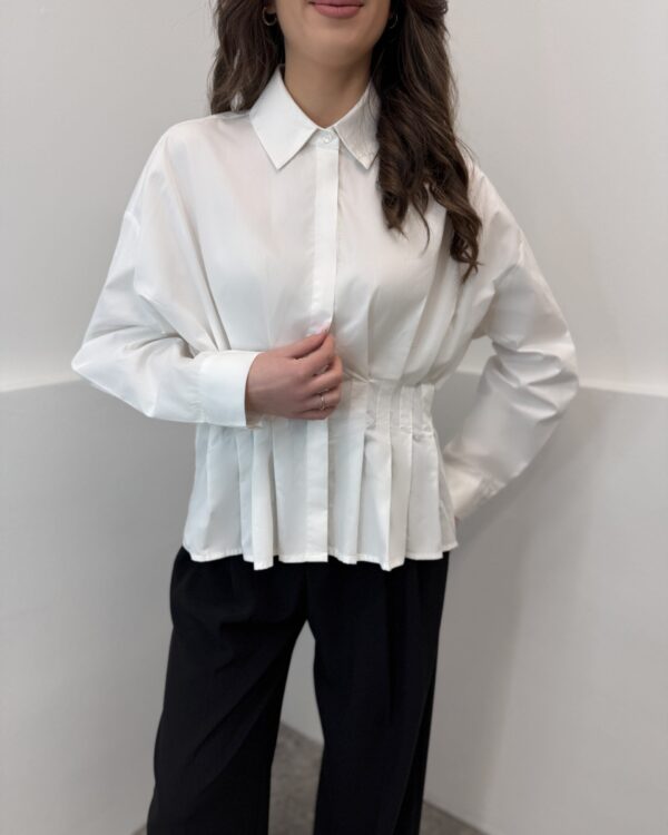 Balti marškiniai Soft classic