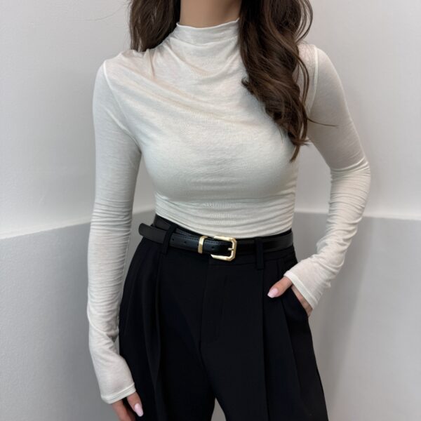 Palaidinė ilgomis rankovėmis White