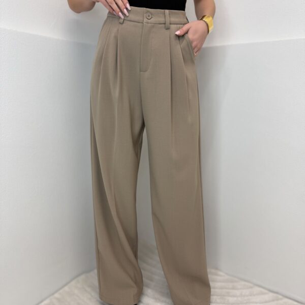 Klasikinės kelnės Beige Sofia