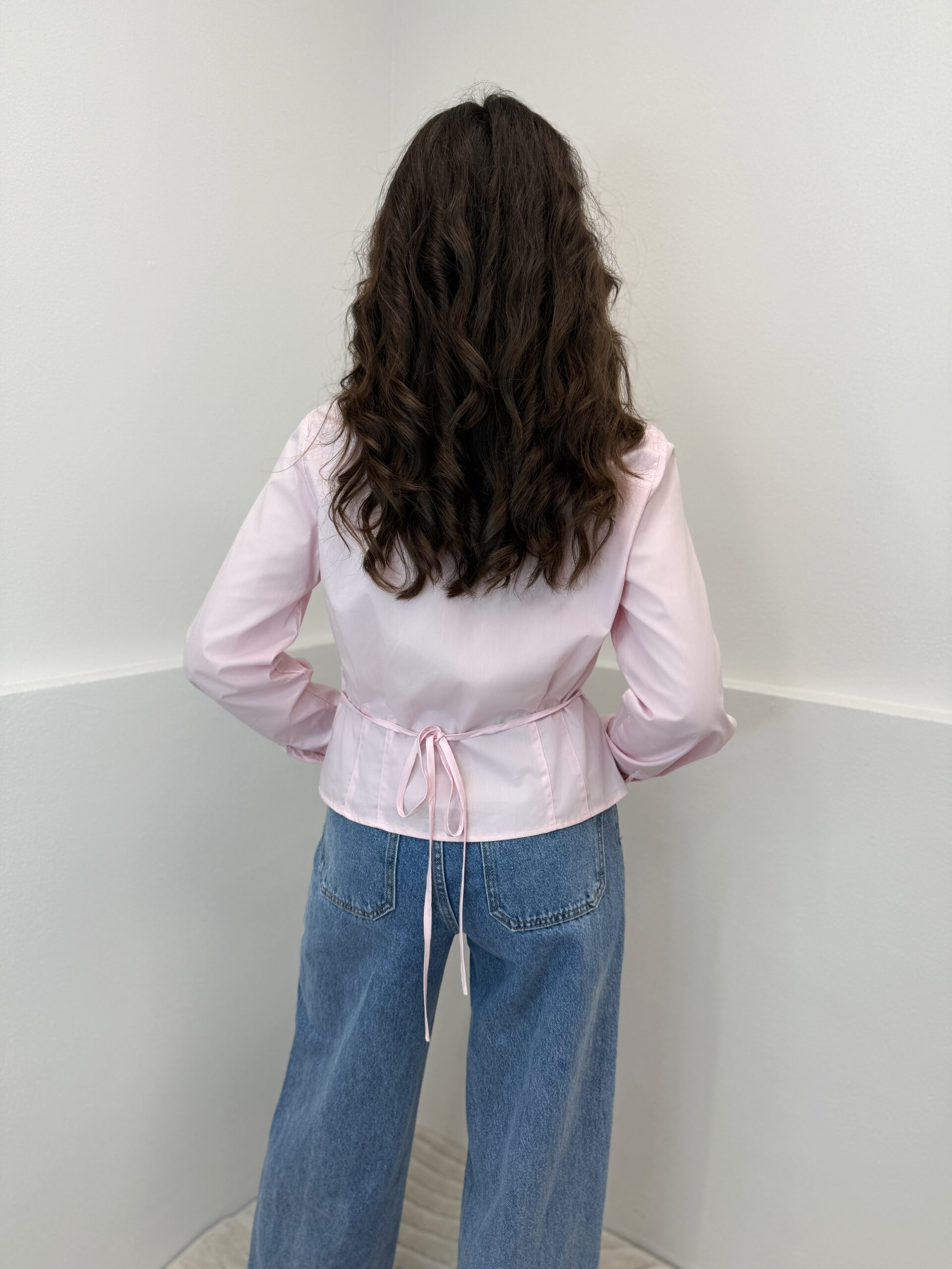 Rožiniai įliemenuoti marškiniai - Image 2