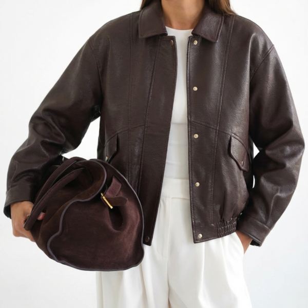 Eco odos ruda striukė Klara