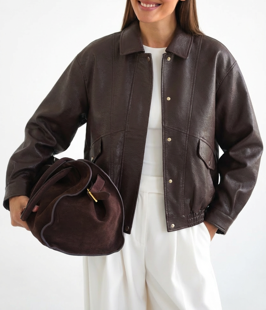 Eco odos ruda striukė Klara