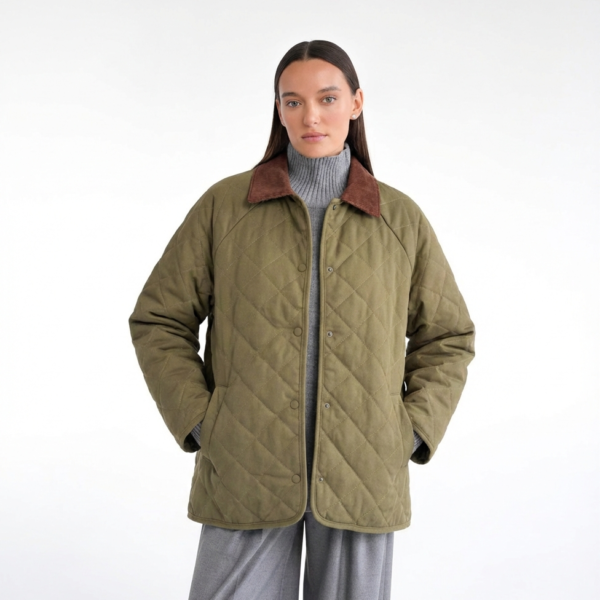 Dygsniuota striukė Chaki