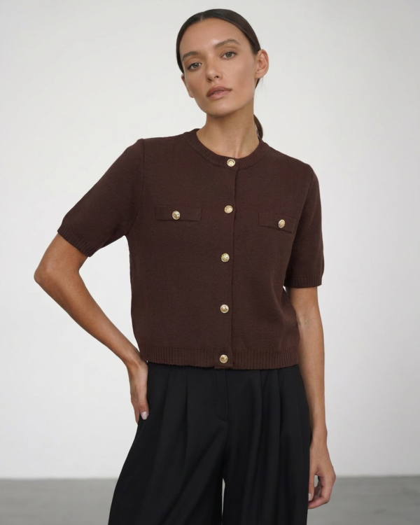 Rudas megztinis su sagomis Felita