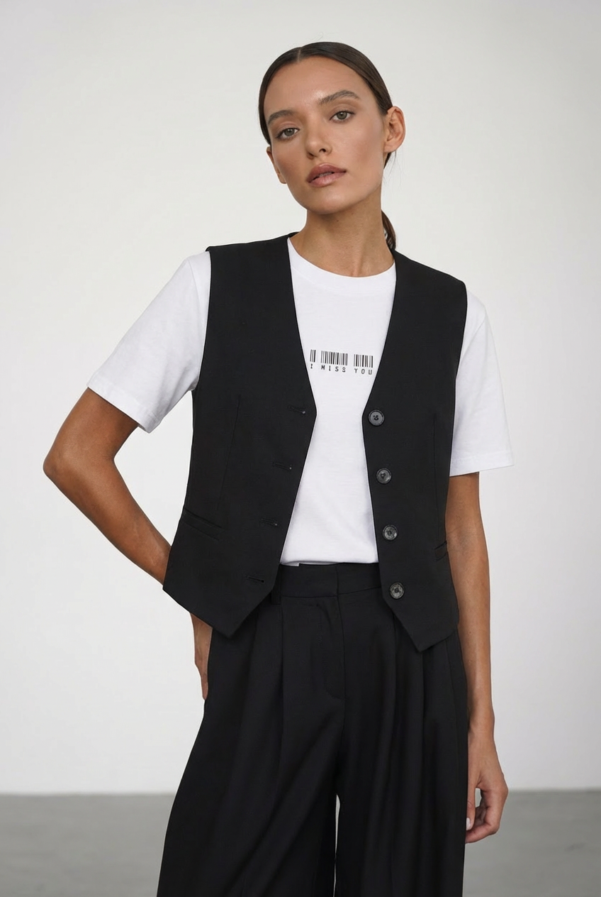 Balti marškinėliai I MISS YOU - Image 2