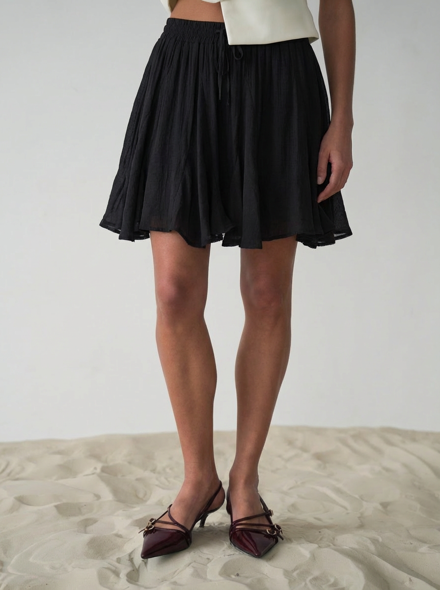 Juodas sijonas LINDA - Image 2