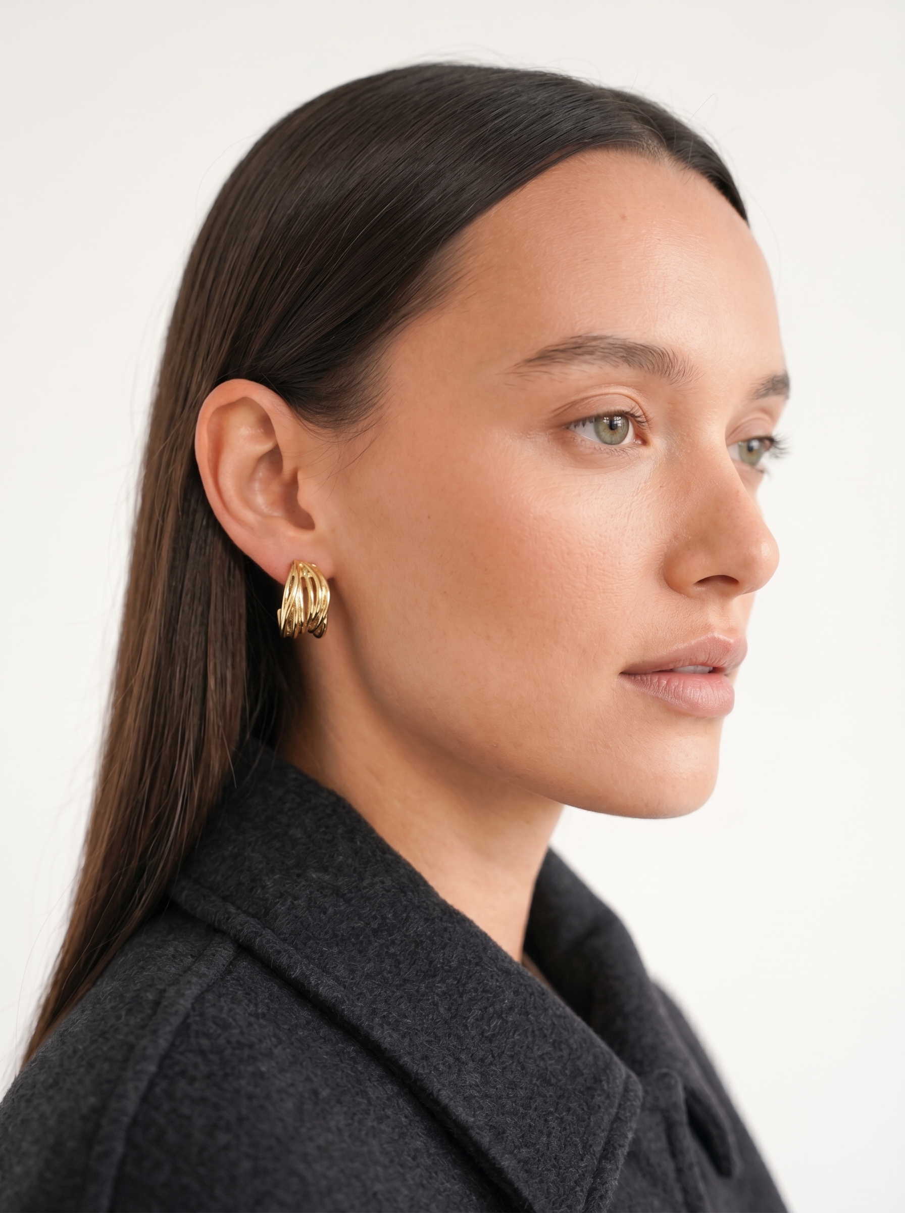 Nora Gold auskarai - Image 2