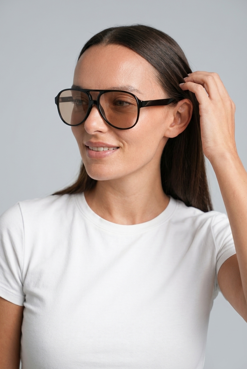 Malibu Aviator akiniai nuo saulės Juodi - Image 3