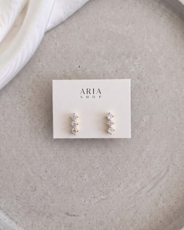 Trio auskarai Gold