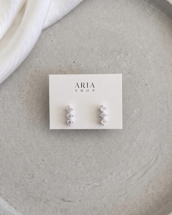 Trio auskarai Silver