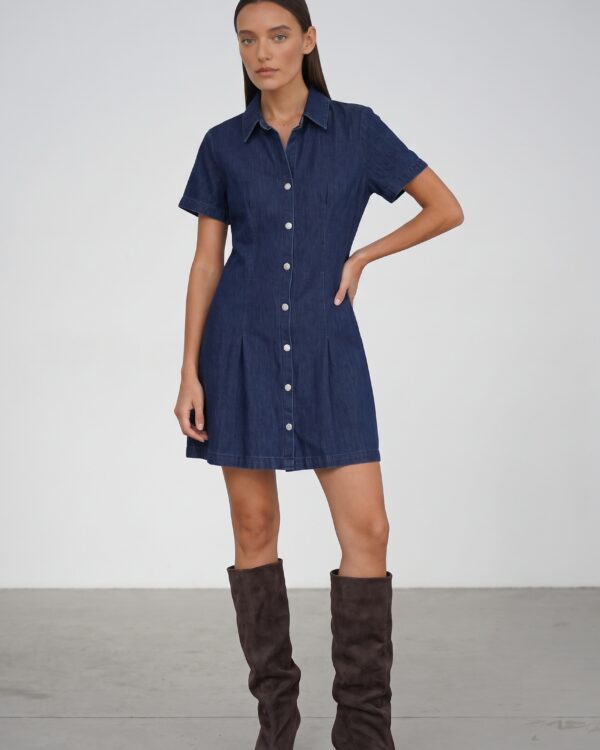 Remi Denim susagstoma suknelė